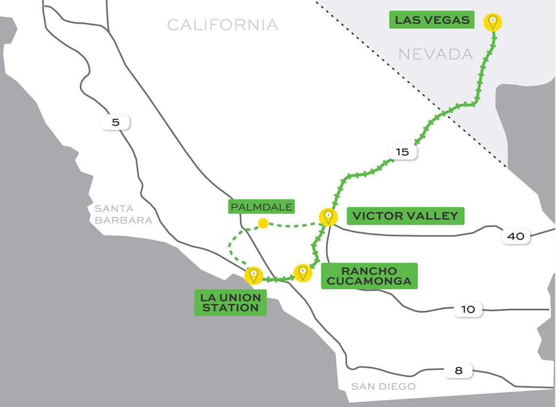 Environmental review starts for Brightline West's Rancho Cucamonga